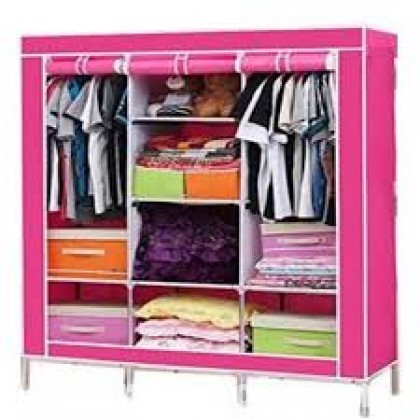 STORAGE CLOSET ORGANIZER WARDROBE 3 DOOR